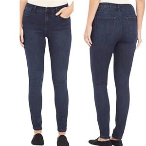 Ellen Tracy Dark Wash Refined Mid Rise Skinny Jeans Sz 10